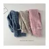 Bufanda de Punto Tie-Dye Coreana para Niños Invierno Bebé Colorida Versátil Suave Cálida para Niños y Niñas