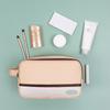 Neceser colgante de viaje con LOGO imprimible de fábrica, bolsa de cosméticos plegable para baño, bolsa de aseo para almacenamiento de cosméticos
