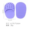 Cepillo Facial de Silicona Transfronterizo con Cerdas Suaves Personalizadas, Mini Cepillo para Dedos para Limpiar el Rostro y Eliminar Puntos Negros, Cepillo Facial con Forma de Zapatilla