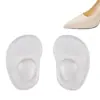 Almofada de Silicone para Arco e Metatarso, Almofada Espessa de Meio Tamanho, Almofada Transparente Autoadesiva de Meio Tamanho para Sapatos de Salto Alto
