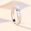 Anillo original de pareja con alas de ángel, un par de anillos creativos de plumas de plata esterlina, anillo para el dedo índice, regalo de San Valentín 520