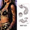 Mercado Sudeste Asiático Transfronterizo Tatuaje Tótem Tailandés Pegatinas de Tatuaje Mate Tatuaje de Flor de Henna India Pegatinas para Tatuaje de Brazo No Reflectantes