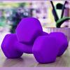 Mancuernas pequeñas con diseño de escarcha, equipo de fitness para yoga para mujeres, venta al por mayor, para niños y hombres, ejercicio de brazos, axilas hexagonales, generación de caras.