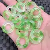 Jade Jade Agujero Grande Hebilla de Jade Cuentas Sueltas de Jade Flor Flotante Verde Pulsera de Cuentas Redondas Collar Pendientes Accesorios para Pasador Colgante Anillo de Jade