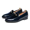 3908 Sapatos Masculinos de Couro Bico Fino Transfronteiriços Estilo Britânico Sapatos de Couro Bico Fino da Moda Versão Europeia e Americana Sapatos Masculinos de Couro Slip-On Estilo Britânico