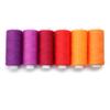 Juego de 6 rollos de hilo de poliéster de 402 colores para el hogar, hilo de coser de 400 colores, ideal para pulseras y cuerdas.
