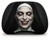 Funda de Almohada Divertida para Coche de Halloween Transfronteriza, Funda Elástica Estampada para Reposacabezas de Coche, Transpirable y Cómoda, Adecuada para Todas las Estaciones