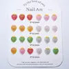 Accesorios de Arte de Uñas de Fruta de Fresa de Dibujos Animados Coloridos de Dos Tonos Simulados, Decoraciones de Uñas Lindas Tridimensionales, Accesorios Hechos a Mano para DIY