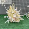 Flores Artificiales de Amazon Transfronterizas para Bodas, Flores Simuladas para Arreglos de Piso de Boda, Arreglos de Flores Simuladas para Accesorios de Boda