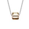 Collar Nuevo de Plata Esterlina S925 Cristal Swarovski Azúcar Lujo Ligero Lindo Moda Nicho Simple Colgante de Alto Sentido