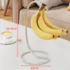 Colgador de Plátanos de Acero Inoxidable Engrosado Gancho de Almacenamiento para el Hogar Mesa de Centro de Sala de Estar Sentido Avanzado Uva Colgador Decorativo Creativo