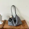 Bolso Tejido Maillard Super Retro para Mujer, Nuevo Bolso Tote Coreano Otoño/Invierno 2026, Bolso de Hombro Grande de Alta Gama