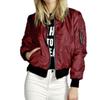 Jaqueta Cardigan Casual Feminina Nova Primavera e Outono 2023 Aliexpress Transfronteiriça Cor Sólida Curta Moda Jaqueta com Zíper para Mulheres