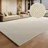 Tapete de Sisal Sintético para Sala de Estar, Capacho Estilo Japonês Círculo de Abacaxi, Tapete Completo para Área Grande, Resistente a Manchas e à Prova de Garras de Gato