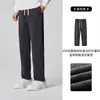 Pantalones Casuales Gruesos Forrados de Polar para Hombre Momax 2025 Invierno Nuevos Rectos Sueltos Pantalones Largos para Hombre 91156