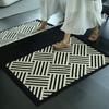 Felpudo de entrada de lujo ligero de estilo francés, felpudo de entrada de alto nivel, felpudo de entrada de lana sintética, felpudo para mesa de centro, alfombra para mesita de noche