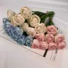 Flores Artificiales de Tulipan Decoraciones para el Hogar, Bodas, Sala de Estar, Comedor Ramo de Novia Accesorios para Fotografía Materiales Florales Ramo