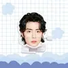 Robot de Juguete de Acrílico con Cuerda Caminando de Xiao Zhan Merchandising de Celebridad Hecho a Medida Según Tu Imagen