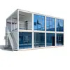 Casa Móvel Container Placa de Atividades Casa Casa Integrada Destacável para Exterior Escritório Doméstico Parede Cortina de Vidro Duplo