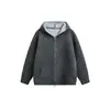 Suéter Rumeng de estilo retro japonés, minimalista y de corte relajado, una prenda casual versátil tanto para hombres como para mujeres, perfecto para otoño, con un corte holgado y diseño con capucha, ideal para parejas