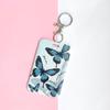 Set de Tarjetas Lindas Anti-pérdida para Niña Estudiante Dibujos Animados Mariposa Estilo Ins Bolsa para Tarjetas de Campus Tarjetas de Juego Cubierta Protectora para Tarjeta de Acceso