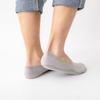 Calcetines invisibles de moda para hombre, calcetín informal de verano de color liso, con suela de silicona y suela de barco.