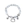 Pulsera con forma de gato KT con forma de lazo, con bonita campana, para mujer, con cuentas, pequeño libro rojo. Pulsera de novia del mismo estilo, regalo para novia estudiante.
