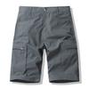 Shorts de Trabalho Estilo Americano com Zíper Moda Streetwear Roupa Exterior Solto Respirável Casual Reto Calças Esportivas Masculinas Roupa de Trabalho