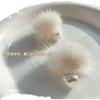 Otoño e Invierno orejas de invierno no tienen frío pendientes peludos estilo coreano suave clip para oreja sin agujero aretes lindos para mujer