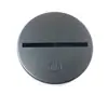Funda de luz nocturna 3D Accesorios de luz nocturna LED Carcasa de plástico negro Ensamblaje de luz nocturna táctil/inteligente