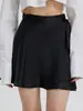 Falda Satinada Línea A de Amazon 2026 Estilo Nuevo Falda Bodycon con Abertura y Lazo, Falda Tallas Grandes que Te Hace Ver Delgado