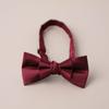 Ventas Directas de Fábrica al por Mayor Estéreo Retro Lazos Hechos a Mano para Hombre Formal Color Sólido Lazo Padrinos de Boda y Padrinos