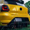 Adecuado para Volkswagen POLO GTI 2011-2018 labio trasero con aleta de viento, alerón trasero de hoja, modificación