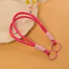 Cuerda de Muñeca Tejida Fuerte Duradera de Dopamina Cuerda de Mano Antiperdida Llavero Multifuncional Cordón para Llaves Accesorio Creativo