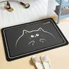 Alfombrilla antideslizante de tierra de diatomeas para baño, alfombra muy absorbente para entrada de cocina y inodoro, se puede cortar a medida, felpudo