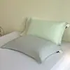 Juego de dos fundas de almohada de franela gruesa de algodón puro para el hogar, 100% algodón, funda interior para núcleo de almohada, funda de almohada individual 48*74cm