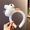 Diadema linda super linda de peluche de conejo rábano diadema cara femenina lavado cara antideslizante diadema celebridad de internet TikTok otros accesorios para el cabello