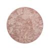 Estilo Europeu Recortado Pvc Borboleta Flor Jogo Americano Redondo Estampado a Quente Tapete Decorativo Ins Doméstico Impermeável Antiderrapante Tapete para Comida Ocidental