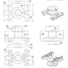 Esqueleto de Transformador Rm5T Parche Smd4+4 Pines Parche Rm5 Esqueleto Smd Esqueleto de Baquelita