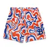 BKTSQD Estilo Pigmento Shorts Americanos Masculinos Esportes ao Ar Livre Corrida Fitness Malha de Quatro Pontos Secagem Rápida Calças de Basquete