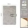 Conjunto de Caixa de Presente para Caderno A5 com Fivela Magnética e Logotipo Personalizável, Bloco de Notas para Escritório, Caderno de Couro PU