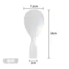 Cuchara para Arroz Antiadherente para Uso Doméstico, Adecuada para Ollas de Arroz, Puede Pararse Verticalmente, Espátula para Arroz Antiadherente, Espátula Transparente, Herramienta Mágica