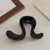 11cm Calidad Alto Brillo Color Carey Leopardo Acrílico Pinza Grande Elegante Francés Pinza Tiburón Pinza para el Cabello para Mujeres