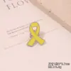 Venta Caliente Transfronteriza Internacional Broche de Lazo Rosa Material de Aleación Botón Insignia de Voluntario de Caridad Cinta