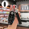 Adecuado para carcasa de llave Volkswagen Touareg, Tiguan L, Teramont, Golf 7, Lamando, Lavida, cubierta de llave elegante de TPU de alta gama