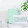 Capa Teclado Bluetooth Sem Fio Retroiluminada Colorida 2025 iPad Pro11air7M3 Capa de Couro Plana West 9