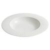 Plato de Sombrero de Paja de Cerámica del Fabricante, Plato Redondo, Plato Creativo de Porcelana Blanca Alta Tipo Hielo de Gama Alta, Plato para Servir, Plato Hondo de Borde Ancho, Plato para Comida Occidental