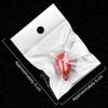 2147-18x30mm Pedra Semipreciosa Ágata Cristal Natural Rosa Roxo Branco Pingente Gota d'Água Estéreo Colar Gota d'Água Redonda