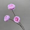 Rosas Simuladas, Rosa Austin Freud de Tres Cabezas, Arreglo Floral de Boda, Exclusivo Transfronterizo para Flores Artificiales, Se Puede Enviar por Cuenta de Otros