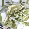 Bufanda Estampada de Seda Imitación de Moda Coreana en Stock para Mujer Versátil Moda Verano Protección Solar Pañuelo para la Cabeza con Bufanda para el Cuello